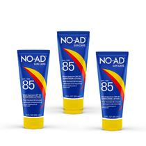 Loção de proteção solar NO-AD SPF 85 Broad Spectrum 85mL x 3