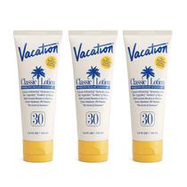 Loção de proteção solar Vacation Classic SPF 30 100mL x 3 Tamanho de viagem