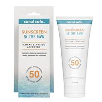 Loção de viagem com protetor solar Reef Safe SPF 50 - Compatível com a Lei 104 do Recife do México e Havaí, biodegradável, sem zinco, vitamina E, oxibenzona e octinoxato, resistente à água e ingredientes naturais, da Coral Safe