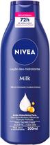 Loção Deo-Hidratante Corporal Nivea Milk Hidratação Profunda Pele Seca 200ml