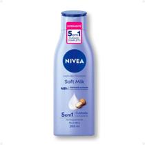 Loção Deo-Hidratante Nivea Soft Milk 5 Em 1 48h 200ml Loção Deo-Hidratante Nivea Soft Milk 5 Em 1 48h 200ml