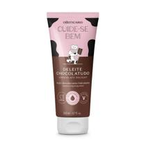 Loção Desodorante Hidratante Corporal Cuide-se Bem Deleite Chocolatudo 200ml - O Boticário