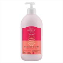 Loção Desodorante Hidratante Corporal Cuide-se Morango e Leite 400ml - O Boticário
