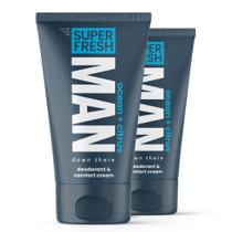 Loção desodorante Super Fresh Ball para homens 120 mL (2 pacotes)