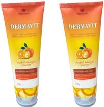 LOÇÃO DESODORANTE ULTRA HIDRATANTE DERMAVIT 240gr DEMAZON KIT 02 UND
