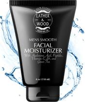 Loção facial hidratante Lather & Wood's Luxurious para homens 120 ml