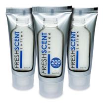 Loção Freshscent 30 ml (pacote com 200) tamanho de viagem para hotéis