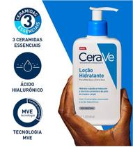 Loção Hidratante CeraVe Peles Secas e Extra Seca Sem Perfume Loção Hidratante CeraVe Peles Secas e Extra Seca Sem Perfume