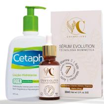 Loção Hidratante Cetaphil Kit Sérum Facial Evolution