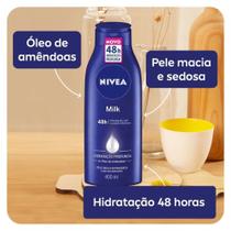 Loção Hidratante Corporal Nivea Milk Hidratação Profunda 400ml