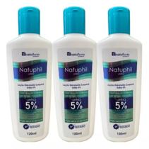 LOÇÃO HIDRATANTE CORPORAL URÉIA 5% NATUPHIL 120ml NATUFLORES 3un