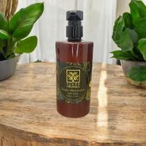 Loção Hidratante Dispenser Vegano 500ml Terra Organics c/Válvula Profissional Frasco Ambar Realgem