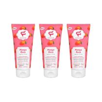 Loçao Hidratante Fashion 180Ml Manga Rosa - Kit Com 3Un