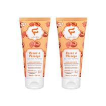 Loçao Hidratante Fashion 180Ml Rosas E Pessego - Kit Com 2Un