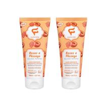 Loçao Hidratante Fashion 180Ml Rosas E Pessego - Kit Com 2Un