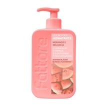 Loção Hidratante Fattore 400ml Morango e Melancia com Vitamina B6 e Flavonoides