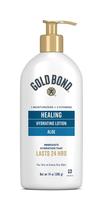 Loção Hidratante Healing Gold Bond 414 ml com Aloe 24 horas