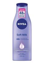 LOCAO HIDRATANTE NIVEA BODY SOFT MILK 200ML - Hidratação Prolongada LOCAO HIDRATANTE NIVEA BODY SOFT MILK 200ML - Hidratação Prolongada