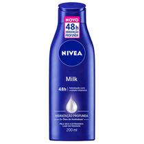 Loção hidratante Nivea Milk 48 horas - pele seca a extrasseca