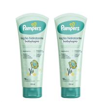 Locao Hidratante Pampers Babytopia Girassol 200ml - Kit 2 Unidades