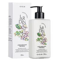 Loção Hidratante Perfumado Ciclo Jardin Jasmim Sambac Óleo Essencial Aloe Vera Vitamina E 250ml