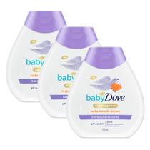 Loção Infantil Hora de Dormir Baby Dove 200ml Kit com três unidades - Dove Baby