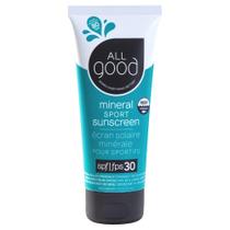 Loção Mineral Protetor Solar All Good Sport SPF 30+ 90mL