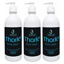 Loção Neutra Thork Shock Wave 500g Essencial Cosméticos Aplicação Ibramed Ondas de Choque