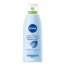Loção NIVEA 2 em 1 Leite de Limpeza Facial + Tônico Refrescante 200ml