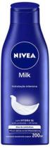 Loção Nivea Body Milk 200ml - Pele Seca e Extra Seca