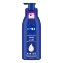 Loção nutritiva Body Milk NIVEA Richly Caring 400 ml, muito seca