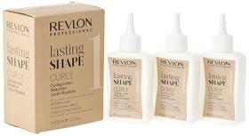Loção para cabelo Revlon Lasting Shape Curly Natural Unissex 3x100ml Loção para cabelo Revlon Lasting Shape Curly Natural Unissex 3x100ml
