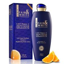 Loção para clarear a pele exclusiva Fair & White 500 ml com vitamina C