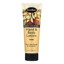 Loção para mãos e corpo ShiKai Vanilla 240 ml com aloe e vitamina E