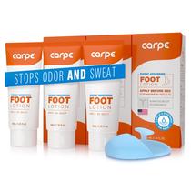 Loção para pés Carpe Sweat Absorbing 3 tubos com aplicador Loção para pés Carpe Sweat Absorbing 3 tubos com aplicador