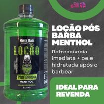 Loção Pós Barba Profissional Hidratante Masculino 1L Menthol Loção Pós Barba Profissional Hidratante Masculino 1L Menthol