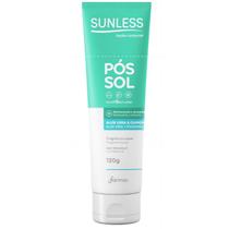 Loção Pós Sol com Aloe Vera e Camomila Sunless 120g Alívio e Hidratação