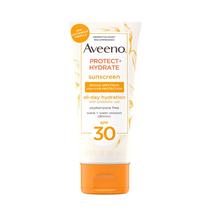 Loção Protetora Solar Aveeno Protect + Hydrate SPF 30 90mL