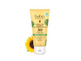 Loção Protetora Solar Babo Botanicals Zinc SPF 30 90mL Sem Fragrância