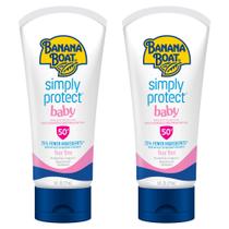 Loção Protetora Solar Banana Boat 100% Mineral SPF 50 Baby 177mL