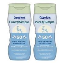 Loção Protetora Solar Coppertone Pure and Simple SPF 50 177mL x 2