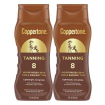 Loção Protetora Solar Coppertone Tanning SPF 8 - 240ml (2 Unidades)