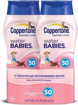 Loção protetora solar Coppertone Water Babies SPF 50 240 mL (pacote com 2)