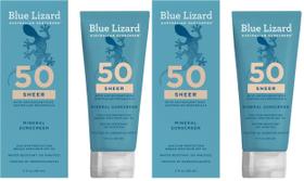 Loção Protetora Solar Mineral Blue Lizard Sheer FPS 50 177 ml
