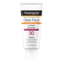 Loção Protetora Solar Neutrogena Clear Face SPF 30 90mL Acne Skin Loção Protetora Solar Neutrogena Clear Face SPF 30 90mL Acne Skin