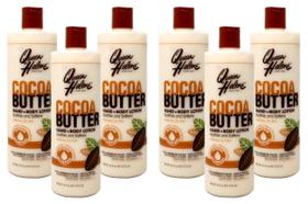 Loção Queen Helene Cocoa Butter para mãos e corpo 480 ml (pacote com 6) Loção Queen Helene Cocoa Butter para mãos e corpo 480 ml (pacote com 6)