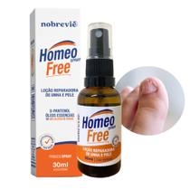 Loção Reparadora de Unha e Pele Tratamento de Micose HomeoFree Spray Nobrevie 30ml Loção Reparadora de Unha e Pele Tratamento de Micose HomeoFree Spray Nobrevie 30ml