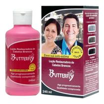 Loção Restauradora de Cabelos Brancos 240ml Butterfly