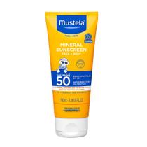 Loção Solar Mineral Mustela Baby SPF50 - Rosto e Corpo Loção Solar Mineral Mustela Baby SPF50 - Rosto e Corpo