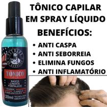 Loção Spray Anti Caspa E Seborreia Nasce, Cresce E Fortalece - Vitrine Do Barbeiro